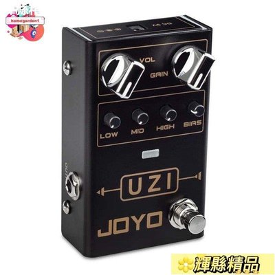 JOYO R-03 Uzi失真踏板吉他效果踏板，帶有BIAS旋鈕，可用於重金屬音樂真正的旁路輝縣精品