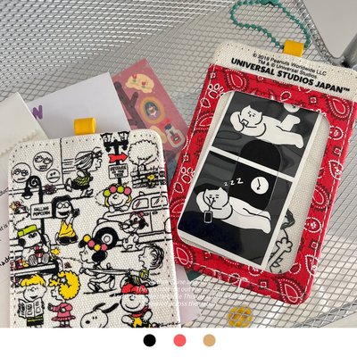 和你散步/正版日本環球影城Snoopy史努比卡套證件卡包地鐵公交卡*~優惠價