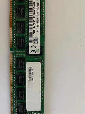 三星 16G 2RX4 PC4-2400T 服務器內存 16G DDR4 2400 ECC REG