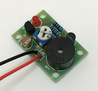光敏聲光報警器  套件散件 带电池盒電子DIY