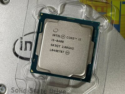 Intel Core i5 8400 2.8G 9M 6C6T 1151 14nm CoffeeLake 正式版 CPU