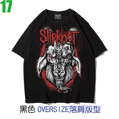 Slipknot【滑結樂團】OVERSIZE落肩版型短袖Nu-Metal新金屬搖滾樂團T恤 購買多件多優惠!【賣場九】