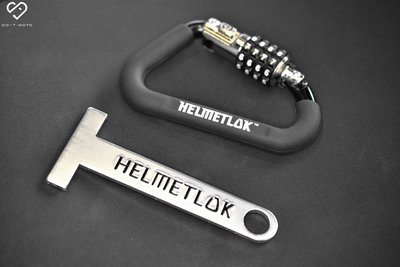 【DOIT迪宇】澳大利亞 HELMETLOK 二代安全帽鎖 (含T-bar) 鋁合金
