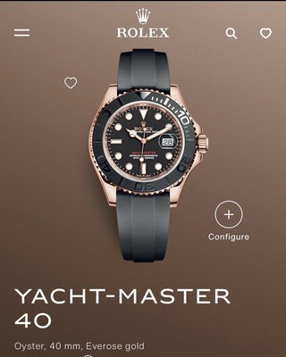 Rolex Yacht-Master 40腕錶18ct玫瑰金