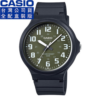 【柒號本舖】CASIO 卡西歐大錶徑簡約石英錶-黑 # MW-240-3B (原廠公司貨全配盒裝)