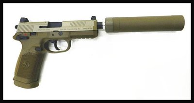 【原型軍品】全新 II 超免 送一罐瓦斯 Cybergun FNX45 沙色款 授權刻字 豪華盒裝版 13538