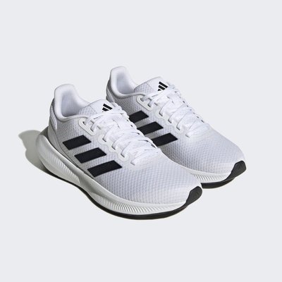 【adidas 愛迪達】Runfalcon 3.0 W 女款慢跑運動鞋 白/黑 HP7557  尺寸:UK4.5~7.5