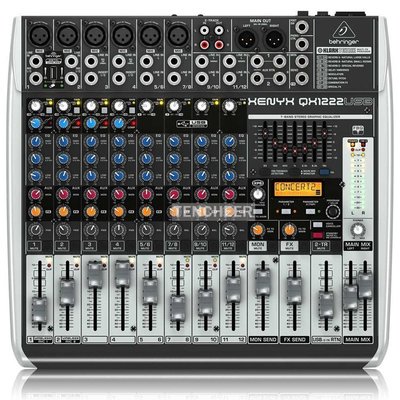 ＜TENCHEER現貨＞ Behringer Xenyx QX1222USB Audio Mixer 混音器 USB介面 德國耳朵牌 QX1222 USB 介面