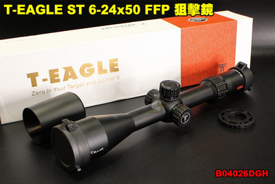 【翔準軍品AOG】T-EAGLE ST 6-24x50 FFP 狙擊鏡 步槍 倍鏡 突鷹 側調焦 防震 B04026DG