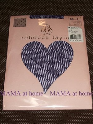 出清/3a-3b/NEW＜日本製rebecca taylor 藍紫色金葱圓點網褲襪＞M~L/￥1575