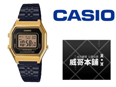 【威哥本舖】Casio台灣原廠公司貨 LA680WEGB-1A 復古經典女電子錶 LA680WEGB