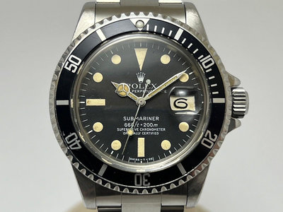 【黃忠政名錶】 Rolex 勞力士 1680 submariner cal.1570 200m 540萬字序號 約1978年生產 停產品 品相保存佳
