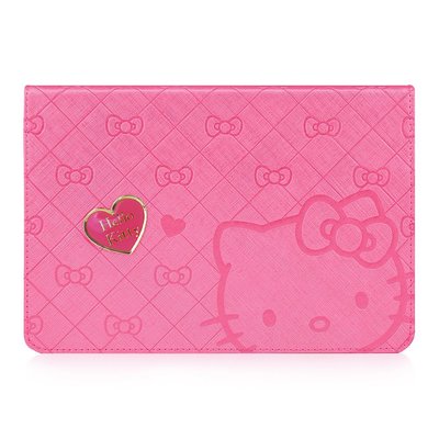 GARMMA Hello Kitty iPad Mini 2 Retina摺疊式皮套–寵愛桃