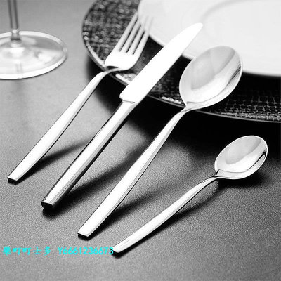 現貨德國WMF西餐餐具4件套裝18-10不銹鋼餐刀叉子勺子牛排刀叉咖啡勺