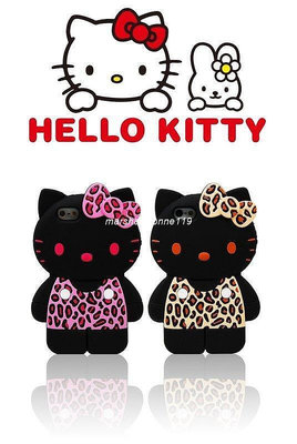 【現貨】全場三麗鷗授權 SANRIO Hello Kitty凱蒂貓 背蓋保護殼 豹紋系列 Apple iPho