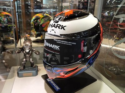瀧澤部品 法國 SHARK Race-R PRO 全罩安全帽 CARBON LORENZO 2019 火焰 99 碳纖維