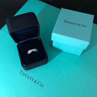 感謝收藏《三福堂國際珠寶1196》Tiffany Atlas™ 18K白金鑲鑽戒指(絕版美品 )