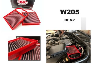 JY MOTOR 車身套件 _ 全新 賓士 BENZ W205 C400 BMC 高流量 空氣 濾網 濾芯 空濾 一組兩
