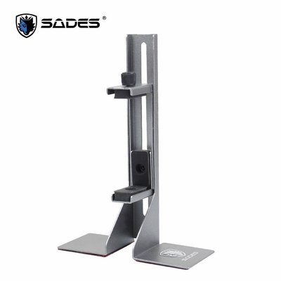 台灣公司貨 SADES 可變形顯示卡支撐架 橫式/直立顯卡適用 消光金屬灰