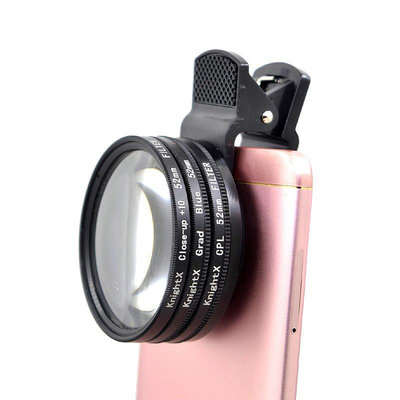 手機通用鏡頭 外接鏡頭偏光鏡  減光鏡 星光鏡手機鏡頭 超薄可式減光鏡  Mac-3C玩家