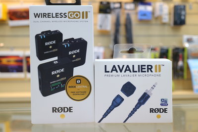 【日產旗艦】RODE Wireless GO II + Lavalier II 微型無線麥克風 領夾式麥克風 公司貨