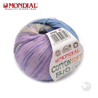 【大嘴鳥】Mondial Cotton Soft Bio 夢代爾舒柔漸層有機棉 夏紗 編織線材 歐洲進口