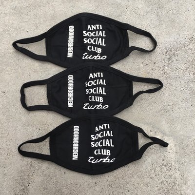 ☆LimeLight☆ Anti Social Social Club 911 Mask x NBHD 口罩