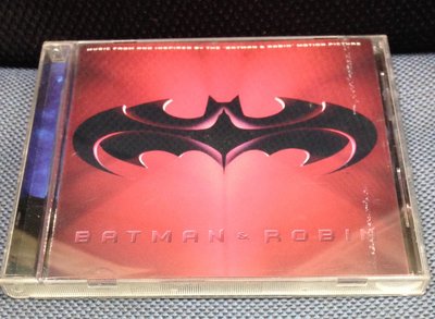 【懷音閣】蝙蝠俠4 急凍人 Batman &amp; Robin 電影原聲帶, 美國華納 1997年原版CD