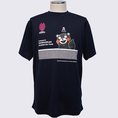 (預購)日本代購 United Athle 再春館製薬所 頭戴羽球的熊本熊 T恤 JP 日本境內版 新商品