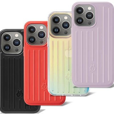 德國 RIMOWA iPhone 13 /Pro /Pro Max 手機殼/保護殼 紅色/彩虹/黑色/紫色 任選一色
