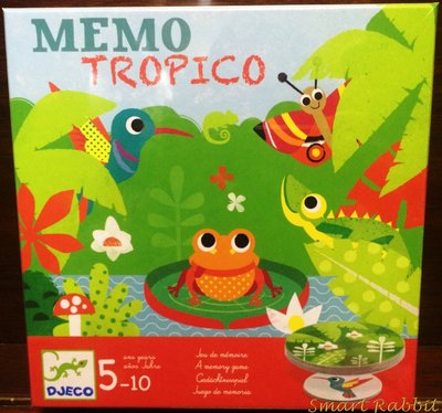 【點子兔】親子桌遊 法國 智荷 DJECO Mémo Tropico 海島大亨 附中文規則