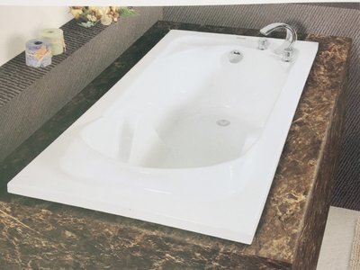 (美宅網~)  浴缸 空缸 獨立浴缸 按摩浴缸  H-140-B   160*80*55公分