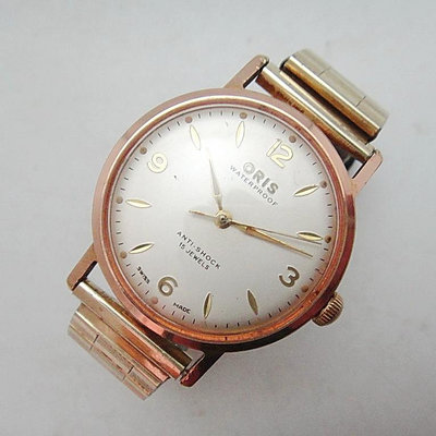 【timekeeper】 70年代瑞士製Oris豪利時15石包金機械錶(免運)