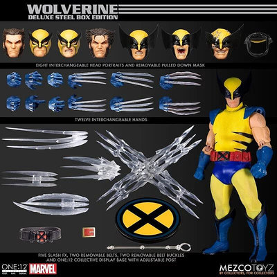 全新 Mezco Toyz 1/12 豪華版 X戰警 X-Men 金鋼狼 Wolverine