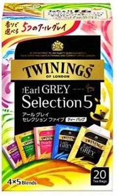 日本片岡物產 TWININGS 英國唐寧茶 下午茶組合 伯爵茶系列綜合茶包【JJ日貨】