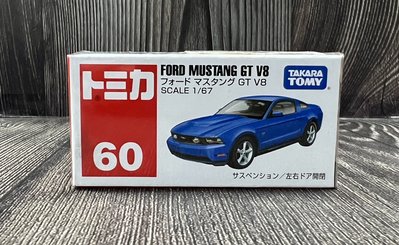 《HT》TOMICA 多美小汽車NO 60福特 FORD MUSTANG GT V8普通 801726