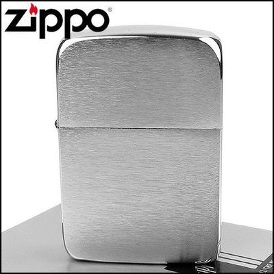 ☆哈洛德小舖☆【ZIPPO】美系~1941 復刻版打火機~(銀色)拉絲打磨電鍍鉻款NO.1941