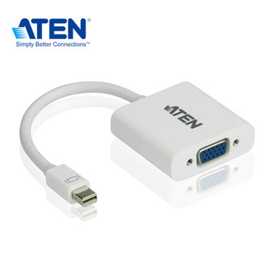 【預購】ATEN VC920 Mini DisplayPort轉VGA轉接器