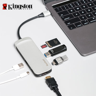 金士頓 Nucleum Type-C USB-C Hub 讀卡機 集線器 HDMI 轉接器 (KT-C-HUBC1)
