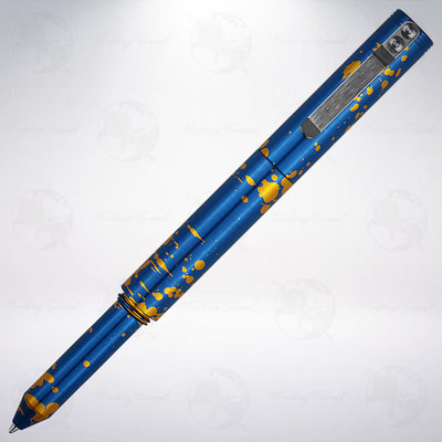 美國 Schon DSGN Classic Machined Pens 經典機械原子筆: 藍色/黃色