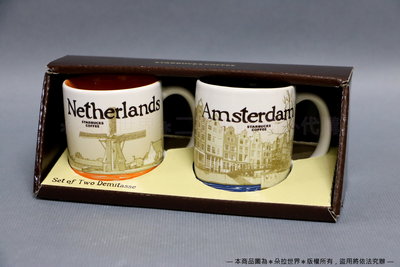 ⦿ 荷蘭Netherlands+阿姆斯特丹 》星巴克STARBUCKS 城市馬克杯 組合經典款 典藏款 89ml