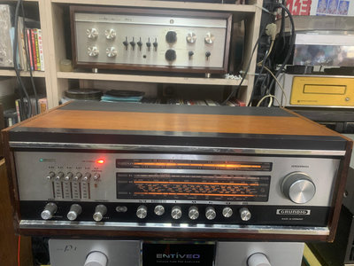 德國GRUNDIG 3000 古董 真空管收音擴大機 可CD輸入 收訊一級棒 值得收藏