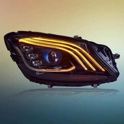 專用于賓士S級W222大燈總成14-18款改裝19新款邁巴赫LED大燈