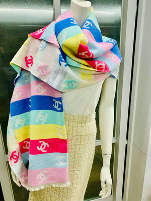 香奈兒Chanel 2023/24 cruise 系列圍巾