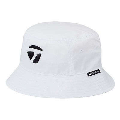 [小鷹小舖] TaylorMade Golf 高爾夫漁夫帽 N9452 設計簡約的高爾夫帽 尺寸可隨意調整 白/黑/藍