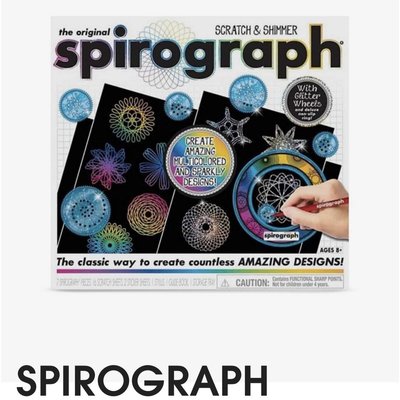 （現貨）SPIROGRAPH  Scratch & Shimmer set 萬花尺
