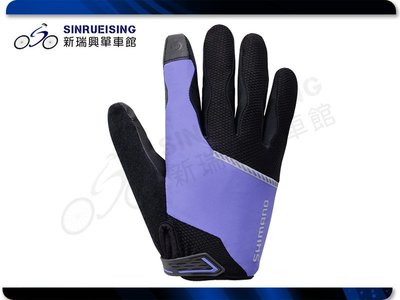【阿伯的店】Shimano Original 女用全指手套 S/M/L -紫色#SU2194