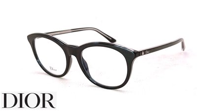 【本閣】DIOR MONTAIGNE n °41F法國精品光學眼鏡板材大圓框 男女黑色 2022最新款 義大利製