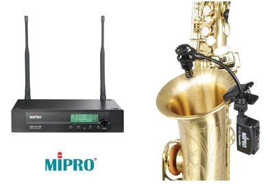 【六絃樂器】全新 Mipro ACT-311B + ET-32 (MU10音頭) 薩克斯風無線麥克風組 / 管樂器都可用