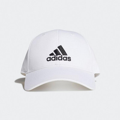 Adidas 男女款白色LOGO棒球帽-NO.FK0890